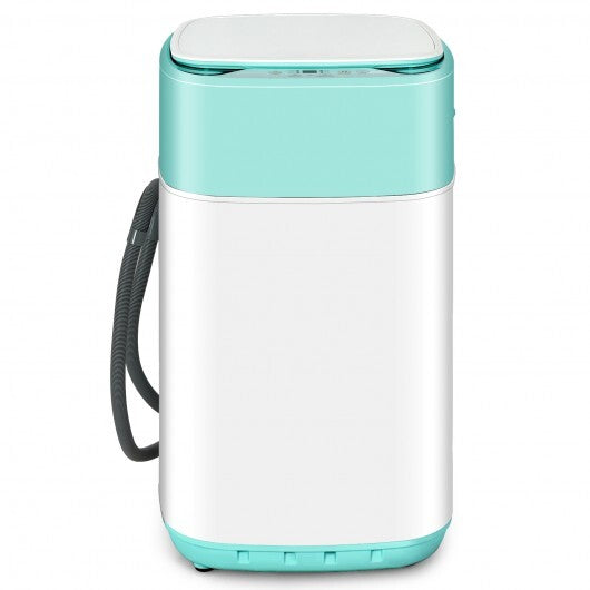8lbs Portable Fully Automatic Washing Machine with Drain Pump-Pink