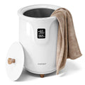 20 L Large Blanket and Towel Warmer with 3 Heat Levels for Bathroom-White