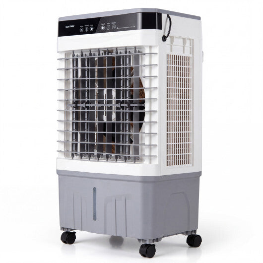 1800 CFM Evaporative Air Cooler with 4 Gal Water Tank-White
