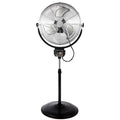 Optimus 20 Inch Industrial Grade HV Oscillating Stand Fan with Chrome Grill