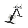 Adjustable Abdominal Trainer Ab Workout Machine Foldable Ab Cruncher-White