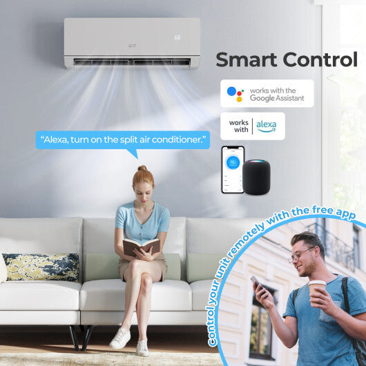 SEERXtreme Series ENERGY STAR Certified 12000 BTU 24 SEER2 208-230V Mini Split Heat Pump Heating at -15F