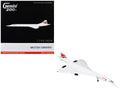 BAe/Aerospatiale Concorde Commercial Aircraft "British Airways" (G-BOAD) White with Tail Stripes "Gemini 200" Series 1/200 Diecast Model by GeminiJets