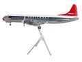 Lockheed L-188 Electra Commercial Aircraft "Northwest Orient" (N128US) White and Gray with Blue Stripes and Red Tail "Gemini 200" Series 1/200 Diecast Model Airplane by GeminiJets
