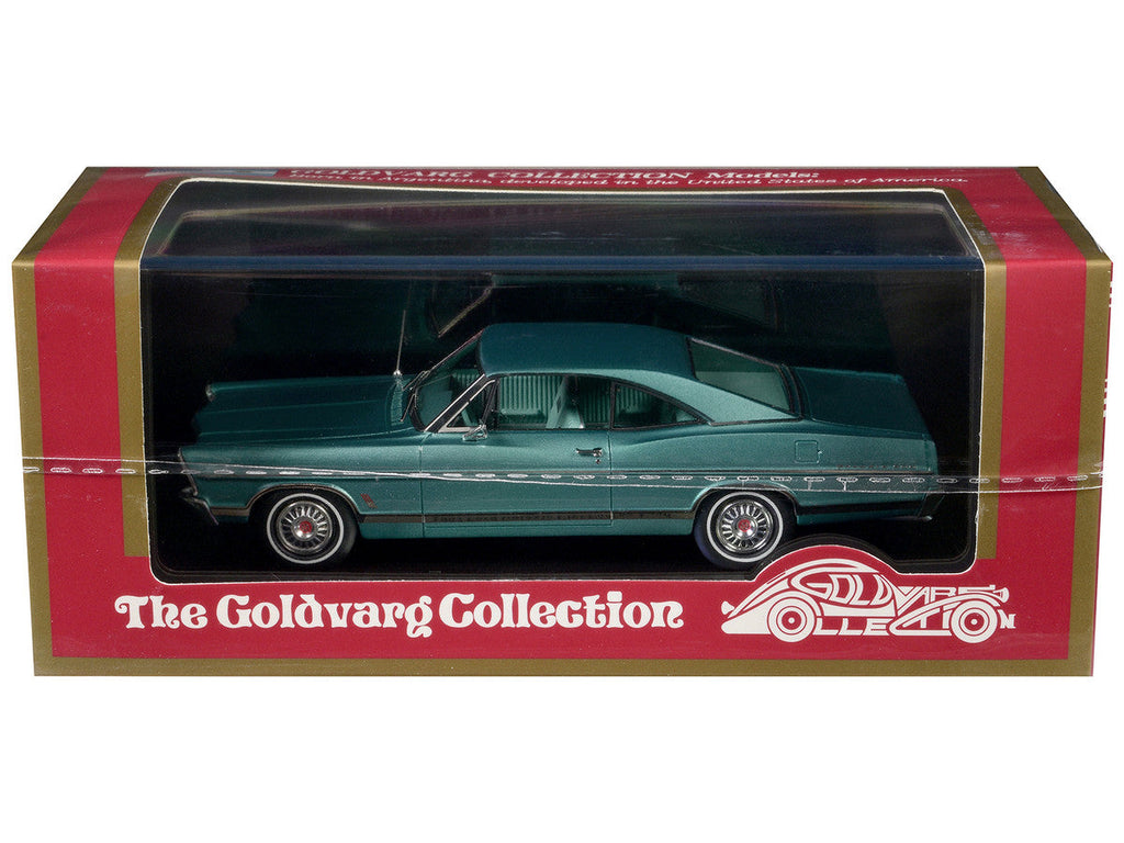 1967 Ford Galaxie Clearwater Aqua Metallic with Aqua Interior Limited Edition to 200 pieces Worldwide 1/43 Model Car by Goldvarg Collection