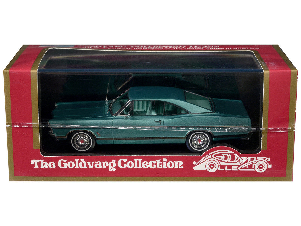 1967 Ford Galaxie Clearwater Aqua Metallic with Aqua Interior Limited Edition to 200 pieces Worldwide 1/43 Model Car by Goldvarg Collection