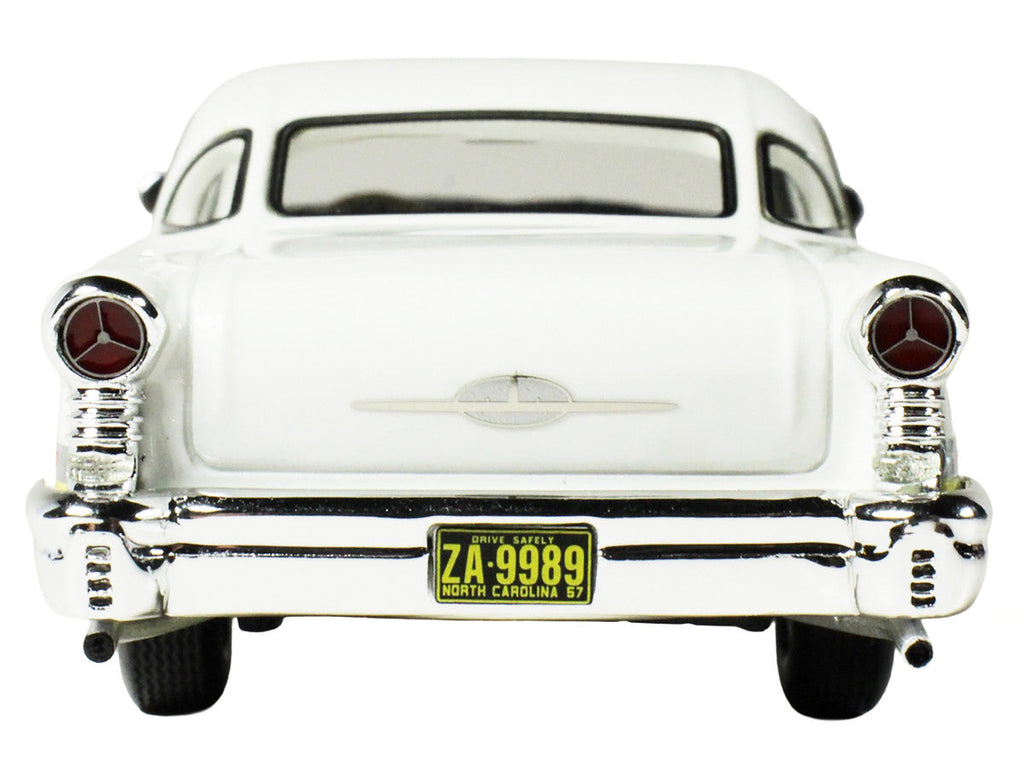1957 Oldsmobile Starfire Coronado Yellow and Alcan White Limited Edition to 200 pieces Worldwide 1/43 Model Car by Goldvarg Collection