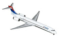McDonnell Douglas MD-90 Commercial Aircraft "Delta Air Lines" (N910DN) White with Blue and Red Tail 1/400 Diecast Model Airplane by GeminiJets