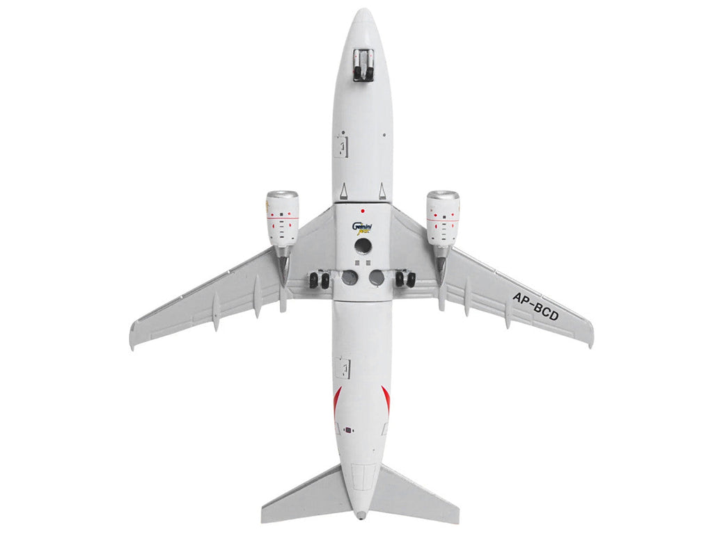 Boeing 737-300 Commercial Aircraft "Emirates Airlines" (AP-BCD) White with Striped Tail 1/400 Diecast Model by GeminiJets