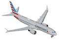 Boeing 737 MAX 8 Commercial Aircraft "American Airlines" (N326RP) Gray with Striped Tail Series 1/400 Diecast Model by GeminiJets