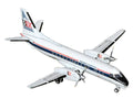 Saab 340A Commercial Aircraft "Business Express Airlines - The Delta Connection" (N749BA) White with Blue and Red Stripes 1/400 Diecast Model by GeminiJets