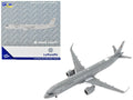 Airbus A321neo Transport Aircraft "German Luftwaffe" Gray "Gemini Macs" Series 1/400 Diecast Model Airplane by GeminiJets