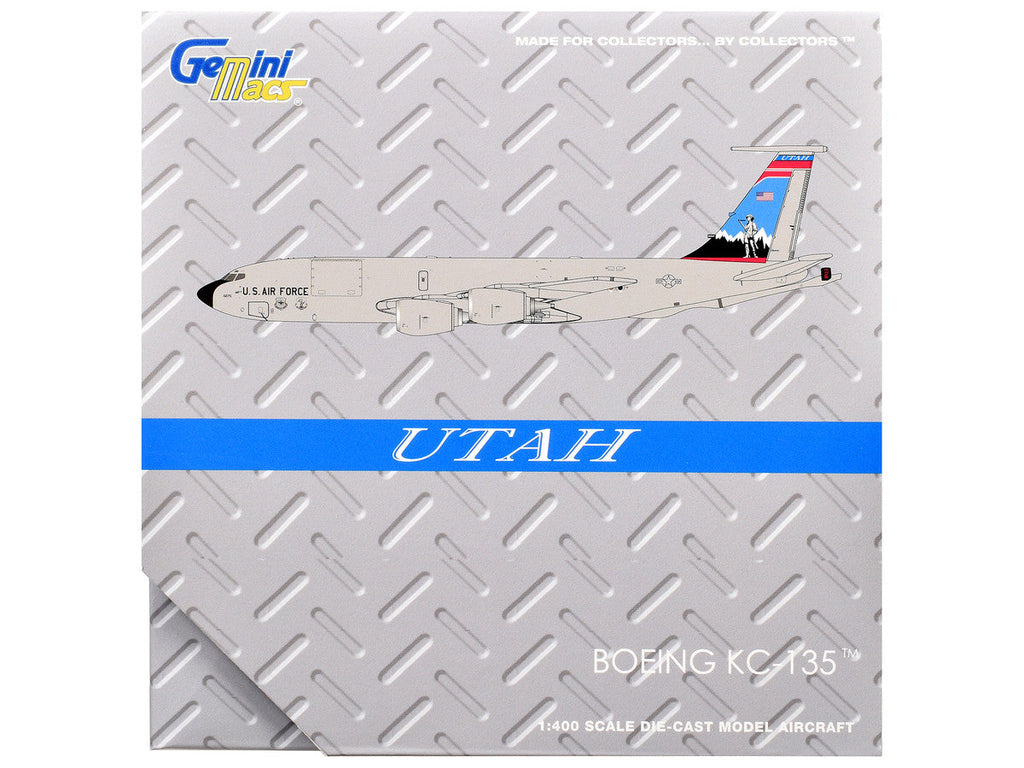 Boeing KC-135R Stratotanker Aircraft "Utah Air National Guard" United States Air Force (61-0275) Gray "Gemini Macs" Series 1/400 Diecast Model Airplane by GeminiJets