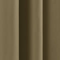 52 x 96 inch Solid Olive Green Thermal Blackout Curtain Panels - Set of 2