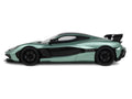 2024 Rimac Nevera R Green Metallic with Black Top 1/18 Model Car by GT Spirit