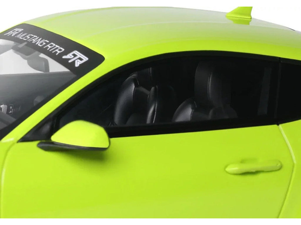 2025 Ford Mustang RTR Spec-3 Lime Green 1/18 Model Car by GT Spirit