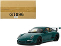 2021 RWB Bodykit "Syunkashuto" Green with Black Stripes 1/18 Model Car by GT Spirit