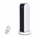 Optimus 17 in. Oscillating Tower Heater w/ Remote, Digital Temperature Readout & Setting