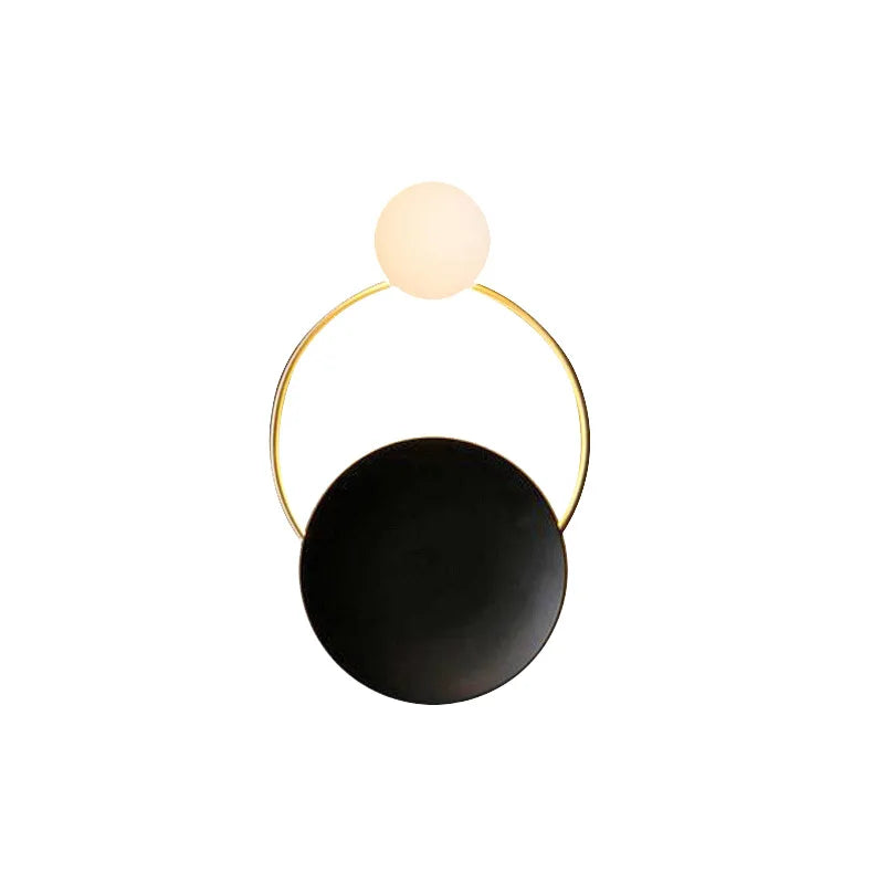 DecorBites™ Golden Ring Sconce Lights Fixture for Bedroom Living Room Hallway Decor