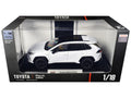 2023 Toyota Rav4 Hybrid White Metallic with Black Top 1/18 Diecast Model Car by Heimanba