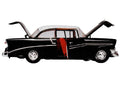Skill 3 Model Kit 1956 Chevrolet Bel Air "Route 66" 1/25 Scale Model by Atlantis