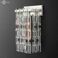 DecorBites™ Crystal Wall Sconce Lamp: Modern Art Deco Square Design for Home Interior