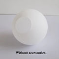 DecorBites™ Glass Ball Pendant Lampshade - High Quality Milky Glass Ball Design