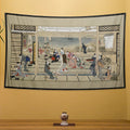 DecorBites™ Geisha Kanagawa Print Wall Hanging for Bohemian Home Decor & Yoga Mat