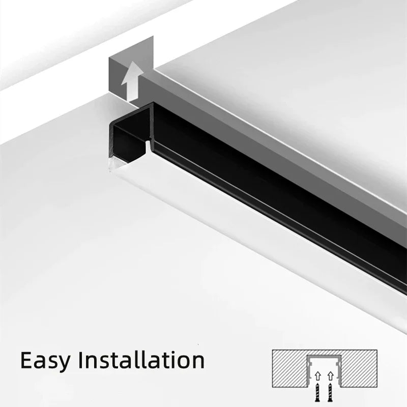 DecorBites™ LED Aluminum Profile for Cabinet Closet Strip Lights