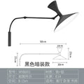 DecorBites™ Industrial Retro Swing Arm Wall Light for Living Room Bedroom Studio