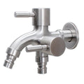 DecorBites™ Double Faucet Wall Mount Mop Faucet for Outdoor and Kitchen Use