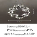 DecorBites™ Dandelion Flower Chandelier: Modern LED Living Room Bedroom Indoor Decor Bouquet Lamps