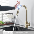 DecorBites™ Gold Kitchen Faucet with Touch Sensor Control for Sensitive Mixer Experience