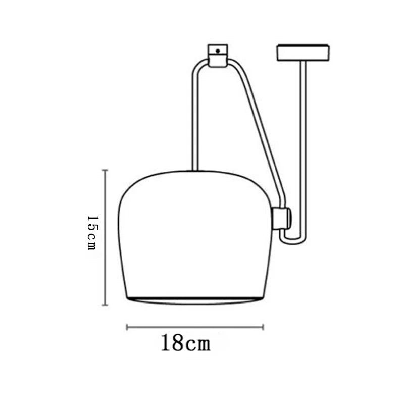 DecorBites™ Black Drum LED Pendant for Kitchen & Restaurant - Spider Industrial Ceiling Light