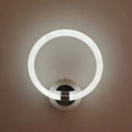 DecorBites™ Acrylic Ring LED Wall Lamp for Modern Indoor Decor, Living Room Bedroom Lighting