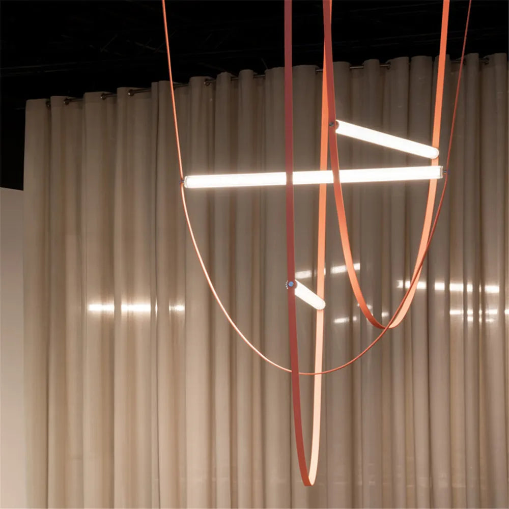 DecorBites™ Leather Rustic Pendant Light | Designer Suspension Lamp for Home, Restaurant, Hotel.