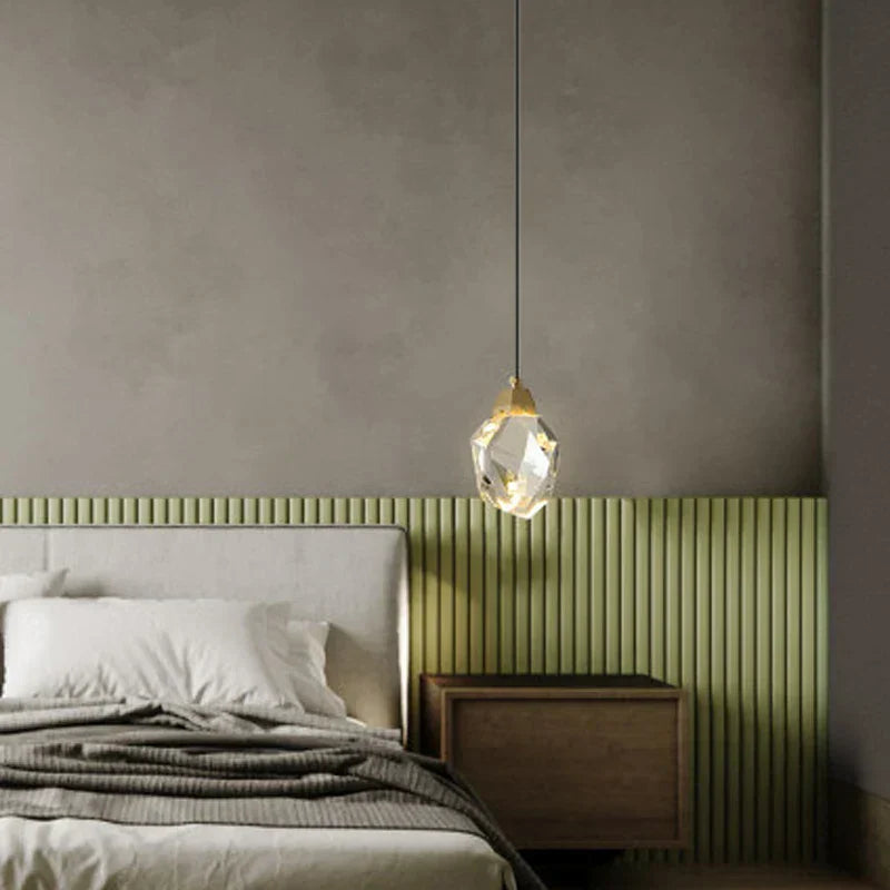DecorBites™ Crystal Copper LED Wall Lamp for Bedroom and Stairs