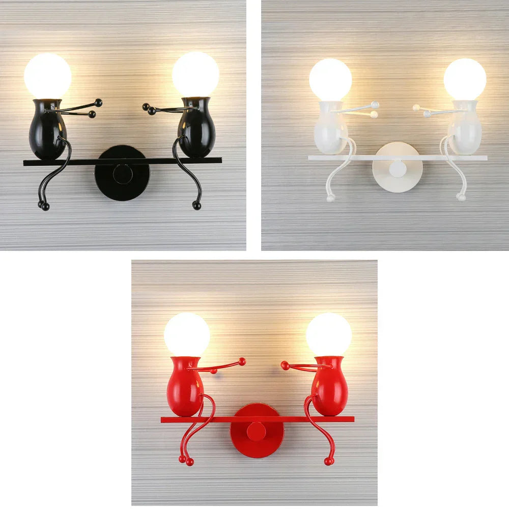 DecorBites™ Creative LED Wall Light Indoor Wall Sconce Modern Art Decor Iron E27