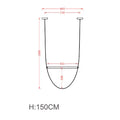 DecorBites™ Leather Rustic Pendant Light | Designer Suspension Lamp for Home, Restaurant, Hotel.
