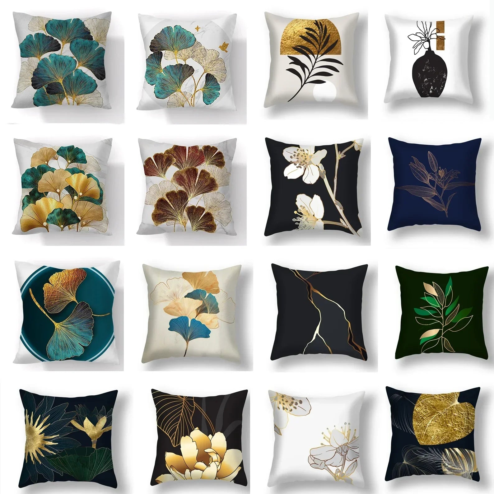 DecorBites™ Big Leaves Cushion Covers - Nordic Simple Decorative Pillows for Living Room