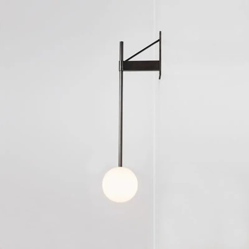 DecorBites™ Geometric Iron Wall Lamp: Modern Nordic Design for Living Room, Bedroom, or Bedside
