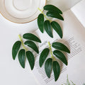DecorBites™ Green Silk Willow Leaves Flowers for Home Wedding Decoration