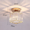 DecorBites™ Crystal Aisle Corridor Ceiling Light - Modern Luxury Indoor Hang Lamp