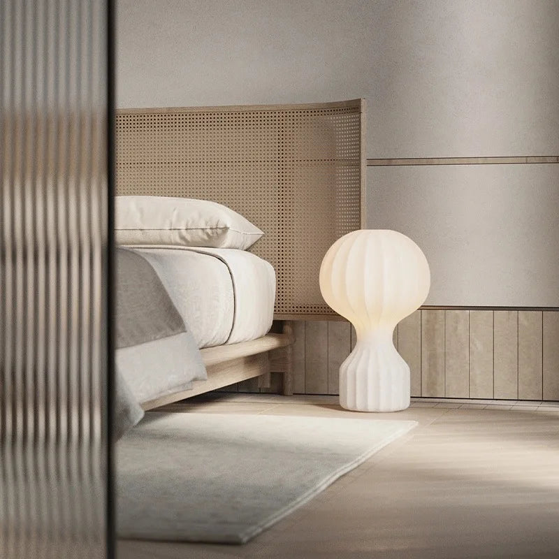 DecorBites™ Gatto Silk Table Lamp Modern Minimalist LED Bedroom Decoration