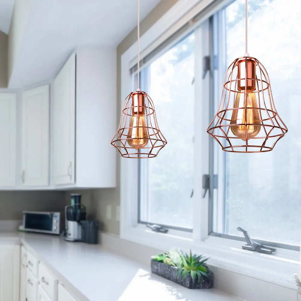 DecorBites™ Industrial Pendant Lights E27 LED Hanging Lamp Modern Loft Lighting for Home