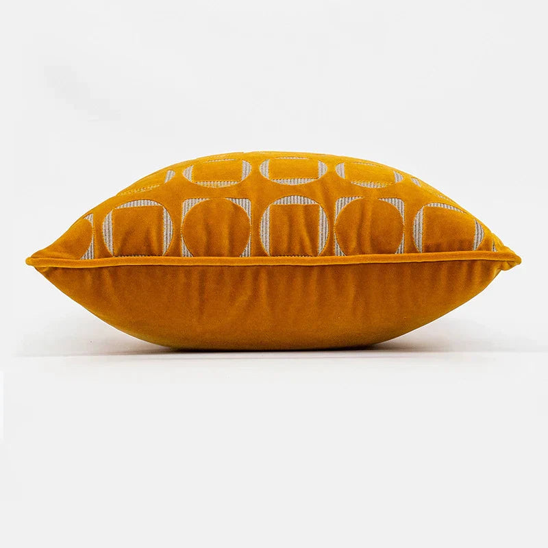 DecorBites™ Geometric Jacquard Pillow Cover - Modern Chinese Style Chic Interior