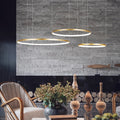 DecorBites™ Circular LED Chandelier: Modern Circle Lights for Interior Lighting Engineering