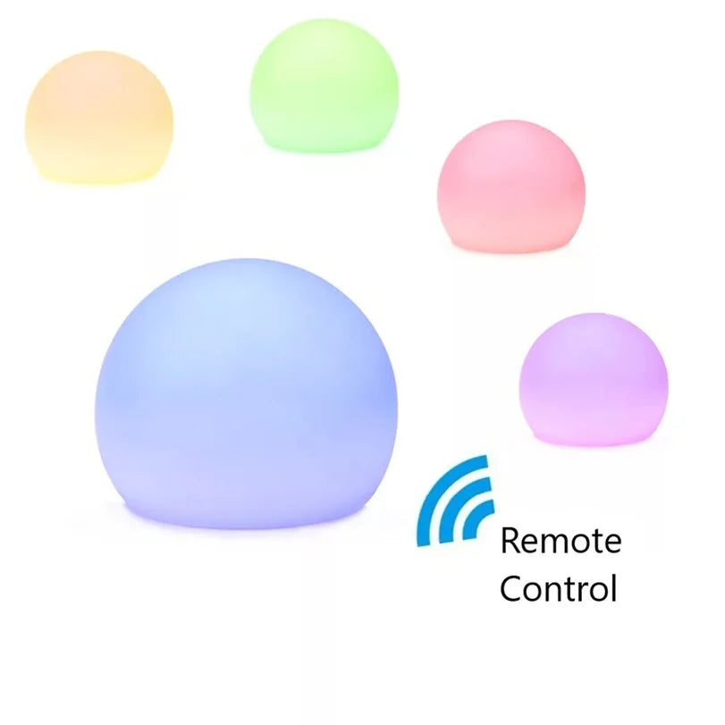 DecorBites™ Glowing Ball LED Floor Lamp with Remote Control for Bedroom and Living Room