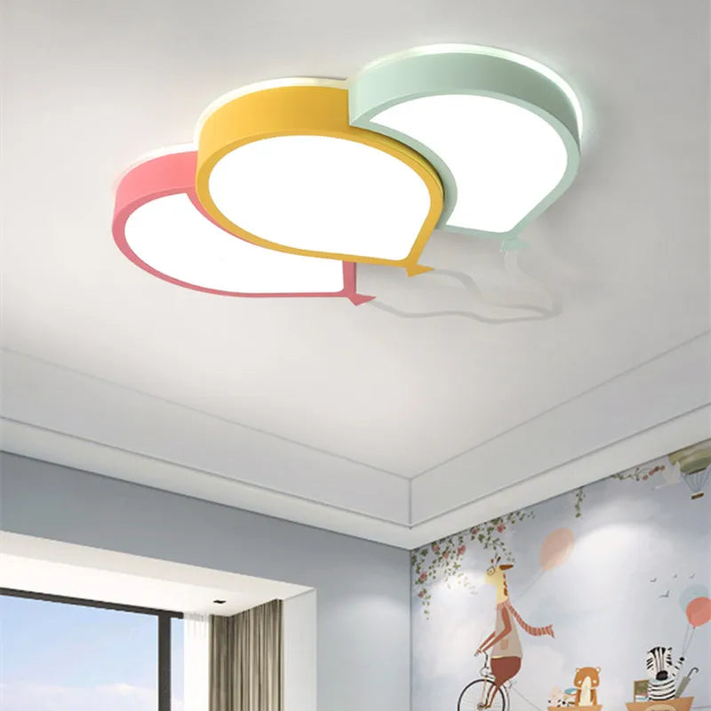DecorBites™ Kids Room Princess Chandelier: Cartoon Lamp Shade Ceiling Chandelier for Cute Room Decor