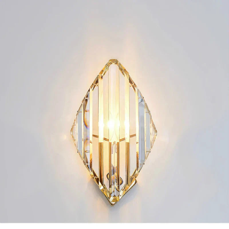 DecorBites™ Crystal Wall Lamps Modern Sconce Light Fixture for Luxury Living Room Decoration